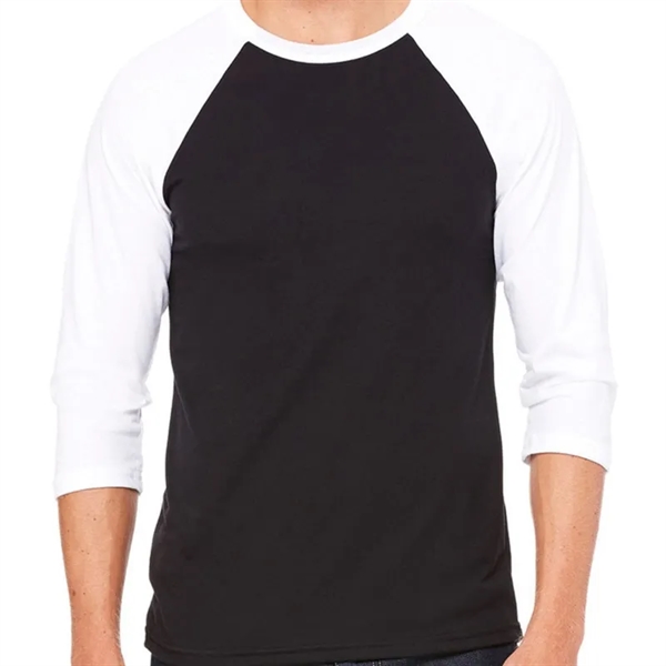 Bella Unisex 3/4-Sleeve Baseball T-Shirt - Bella Unisex 3/4-Sleeve Baseball T-Shirt - Image 3 of 21