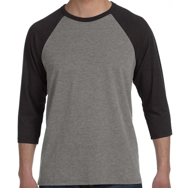 Bella Unisex 3/4-Sleeve Baseball T-Shirt - Bella Unisex 3/4-Sleeve Baseball T-Shirt - Image 7 of 21