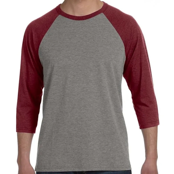 Bella Unisex 3/4-Sleeve Baseball T-Shirt - Bella Unisex 3/4-Sleeve Baseball T-Shirt - Image 9 of 21