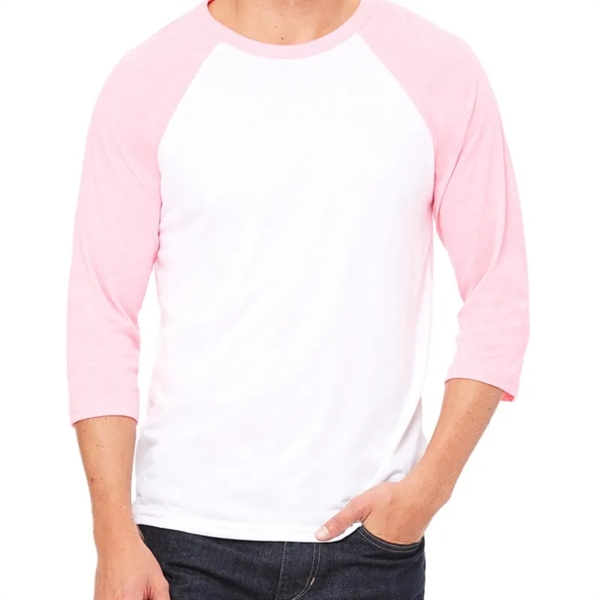 Bella Unisex 3/4-Sleeve Baseball T-Shirt - Bella Unisex 3/4-Sleeve Baseball T-Shirt - Image 15 of 21