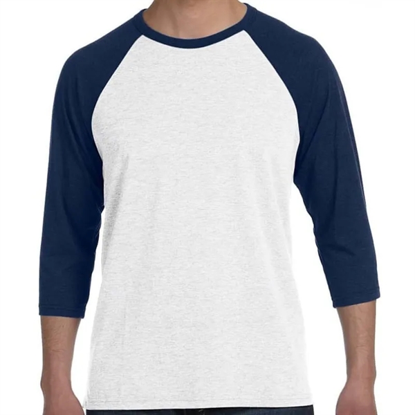 Bella Unisex 3/4-Sleeve Baseball T-Shirt - Bella Unisex 3/4-Sleeve Baseball T-Shirt - Image 19 of 21
