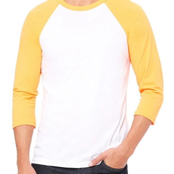 Bella Unisex 3/4-Sleeve Baseball T-Shirt - Bella Unisex 3/4-Sleeve Baseball T-Shirt - Image 20 of 21