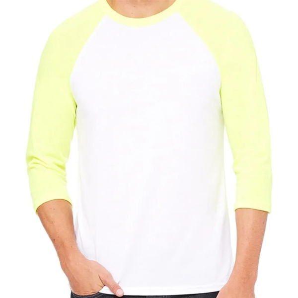 Bella Unisex 3/4-Sleeve Baseball T-Shirt - Bella Unisex 3/4-Sleeve Baseball T-Shirt - Image 21 of 21