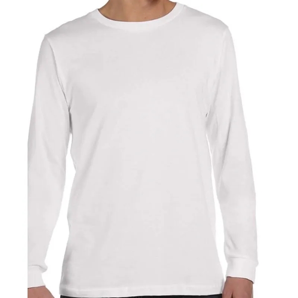 Bella Mens Jersey Long-Sleeve T-Shirt - Bella Mens Jersey Long-Sleeve T-Shirt - Image 1 of 20