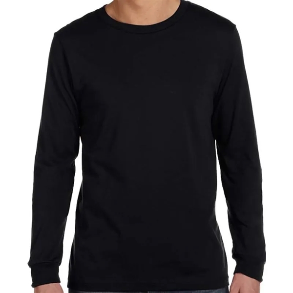 Bella Mens Jersey Long-Sleeve T-Shirt - Bella Mens Jersey Long-Sleeve T-Shirt - Image 2 of 20