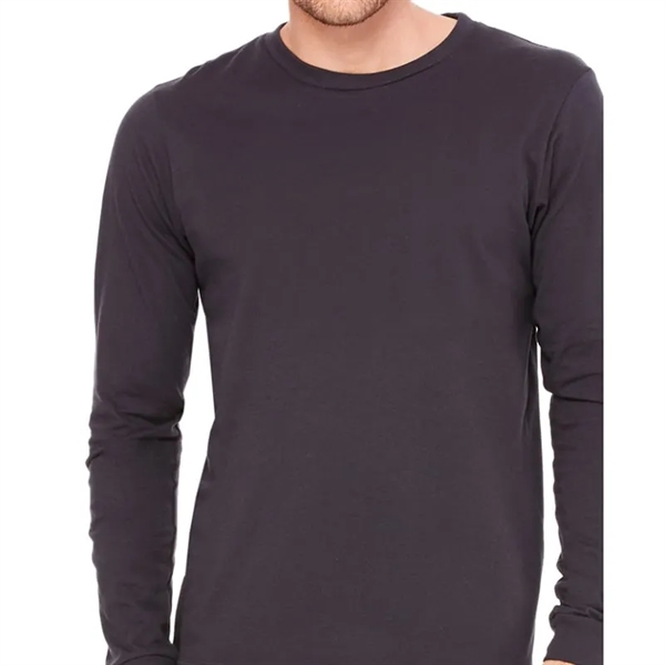 Bella Mens Jersey Long-Sleeve T-Shirt - Bella Mens Jersey Long-Sleeve T-Shirt - Image 8 of 20