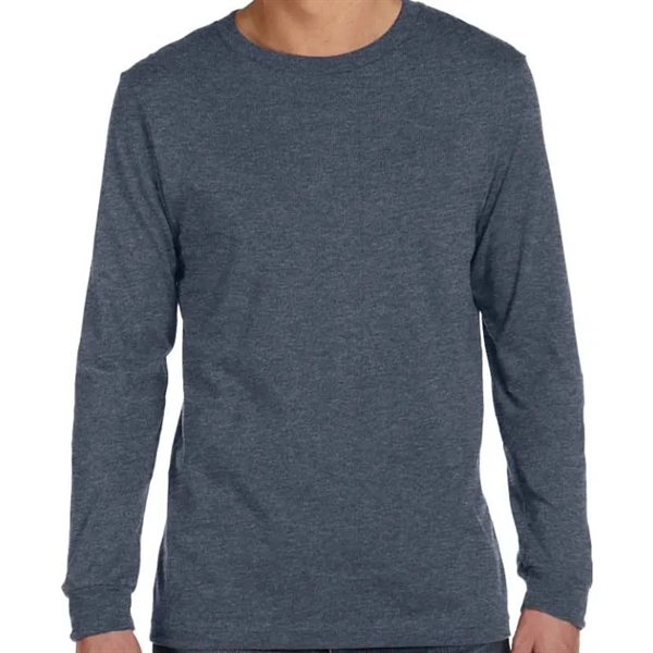 Bella Mens Jersey Long-Sleeve T-Shirt - Bella Mens Jersey Long-Sleeve T-Shirt - Image 10 of 20