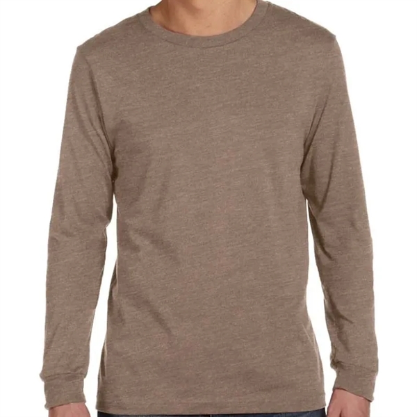 Bella Mens Jersey Long-Sleeve T-Shirt - Bella Mens Jersey Long-Sleeve T-Shirt - Image 12 of 20