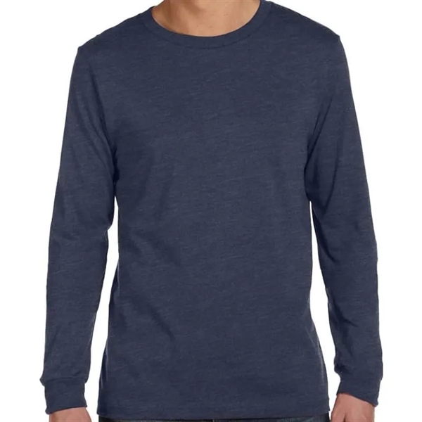 Bella Mens Jersey Long-Sleeve T-Shirt - Bella Mens Jersey Long-Sleeve T-Shirt - Image 13 of 20