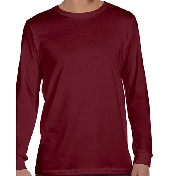 Bella Mens Jersey Long-Sleeve T-Shirt - Bella Mens Jersey Long-Sleeve T-Shirt - Image 14 of 20