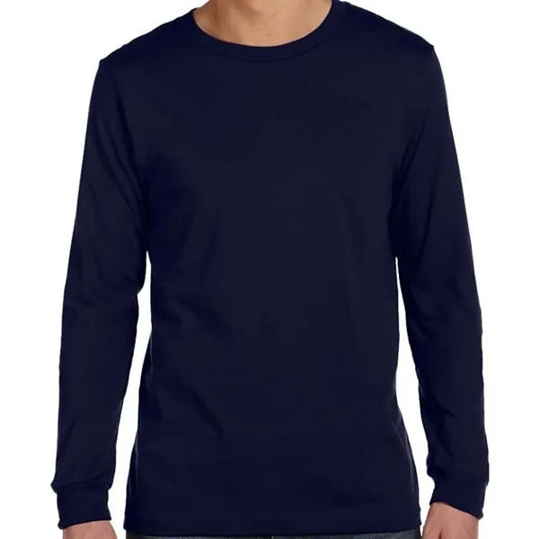 Bella Mens Jersey Long-Sleeve T-Shirt - Bella Mens Jersey Long-Sleeve T-Shirt - Image 15 of 20