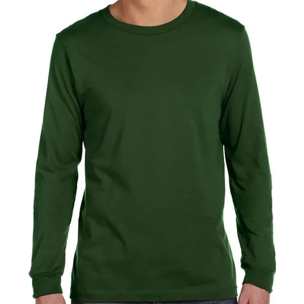 Bella Mens Jersey Long-Sleeve T-Shirt - Bella Mens Jersey Long-Sleeve T-Shirt - Image 17 of 20