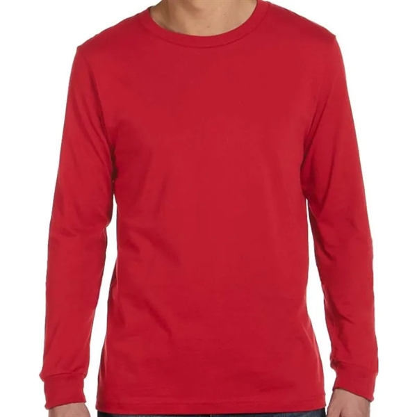 Bella Mens Jersey Long-Sleeve T-Shirt - Bella Mens Jersey Long-Sleeve T-Shirt - Image 18 of 20