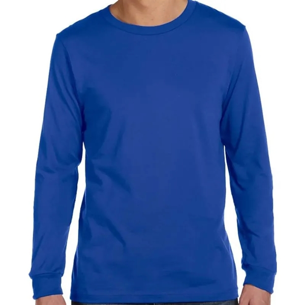 Bella Mens Jersey Long-Sleeve T-Shirt - Bella Mens Jersey Long-Sleeve T-Shirt - Image 19 of 20