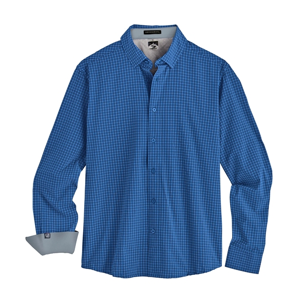 Men's Influencer Woven Microplaid Shirt - Men's Influencer Woven Microplaid Shirt - Image 2 of 2