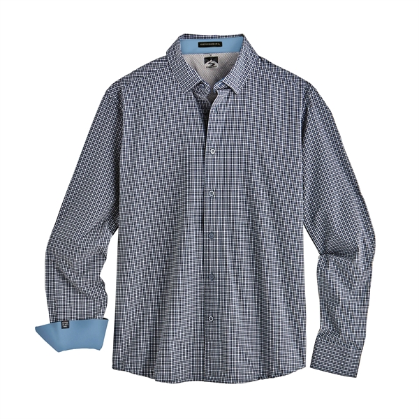 Men's Influencer Woven Microplaid Shirt - Men's Influencer Woven Microplaid Shirt - Image 1 of 2