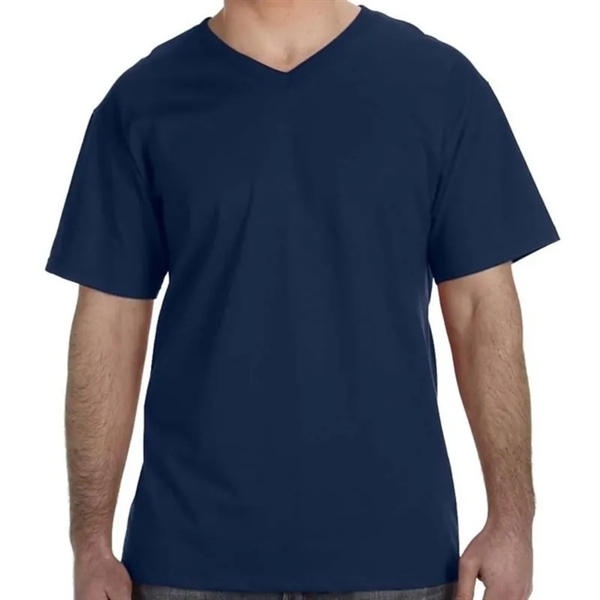Fruit Of The Loom Mens 5 Oz., 100% Heavy Cotton HD&reg; V... - Fruit Of The Loom Mens 5 Oz., 100% Heavy Cotton HD&reg; V... - Image 5 of 6