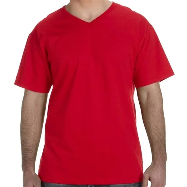 Fruit Of The Loom Mens 5 Oz., 100% Heavy Cotton HD&reg; V... - Fruit Of The Loom Mens 5 Oz., 100% Heavy Cotton HD&reg; V... - Image 6 of 6