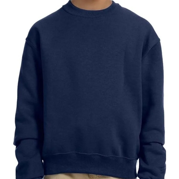 Jerzees Youth 8 Oz., 50/50 NuBlend&reg; Fleece Crew - Jerzees Youth 8 Oz., 50/50 NuBlend&reg; Fleece Crew - Image 5 of 6