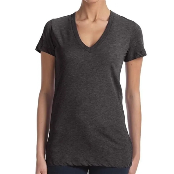 Bella Ladies Triblend Short-Sleeve Deep V-Neck T-Shirt - Bella Ladies Triblend Short-Sleeve Deep V-Neck T-Shirt - Image 4 of 12