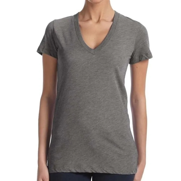 Bella Ladies Triblend Short-Sleeve Deep V-Neck T-Shirt - Bella Ladies Triblend Short-Sleeve Deep V-Neck T-Shirt - Image 7 of 12