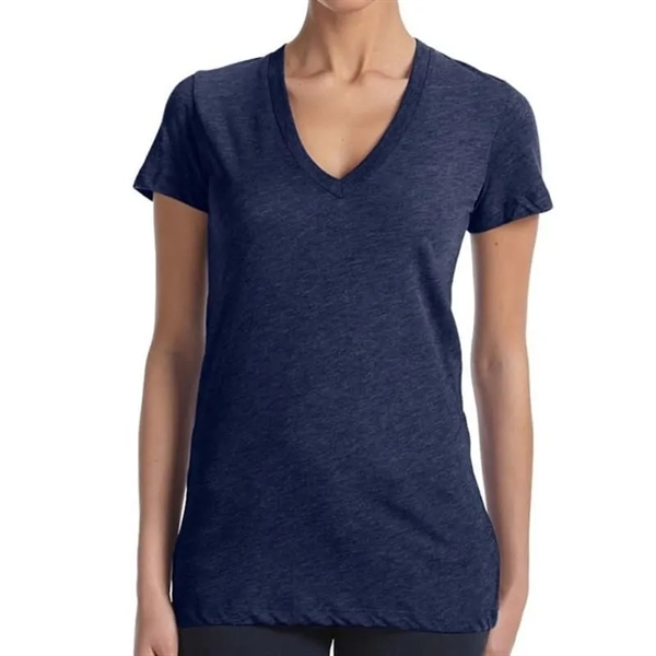 Bella Ladies Triblend Short-Sleeve Deep V-Neck T-Shirt - Bella Ladies Triblend Short-Sleeve Deep V-Neck T-Shirt - Image 9 of 12