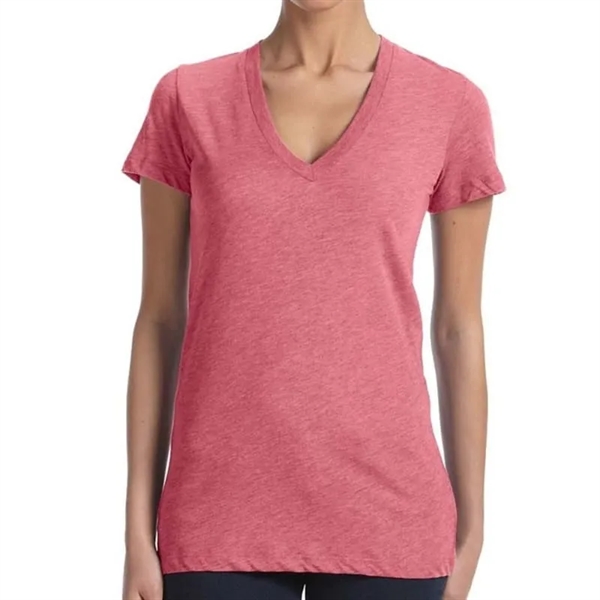 Bella Ladies Triblend Short-Sleeve Deep V-Neck T-Shirt - Bella Ladies Triblend Short-Sleeve Deep V-Neck T-Shirt - Image 10 of 12