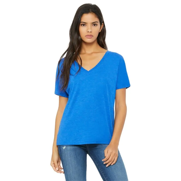 Bella Ladies Slouchy V-Neck T-Shirt - Bella Ladies Slouchy V-Neck T-Shirt - Image 0 of 20