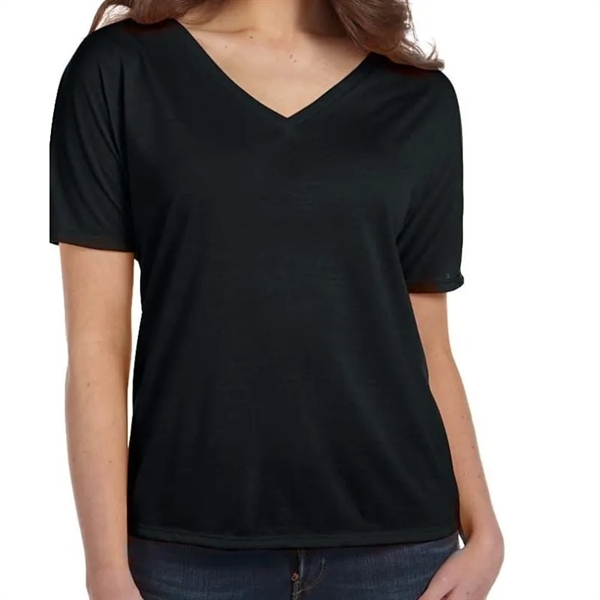 Bella Ladies Slouchy V-Neck T-Shirt - Bella Ladies Slouchy V-Neck T-Shirt - Image 2 of 20