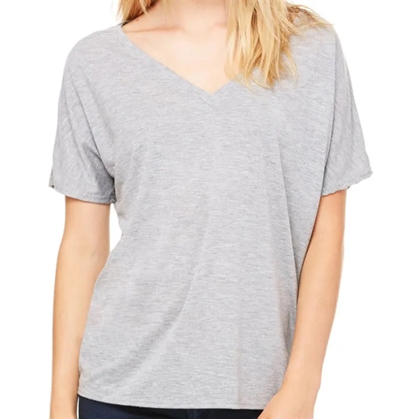 Bella Ladies Slouchy V-Neck T-Shirt - Bella Ladies Slouchy V-Neck T-Shirt - Image 3 of 20