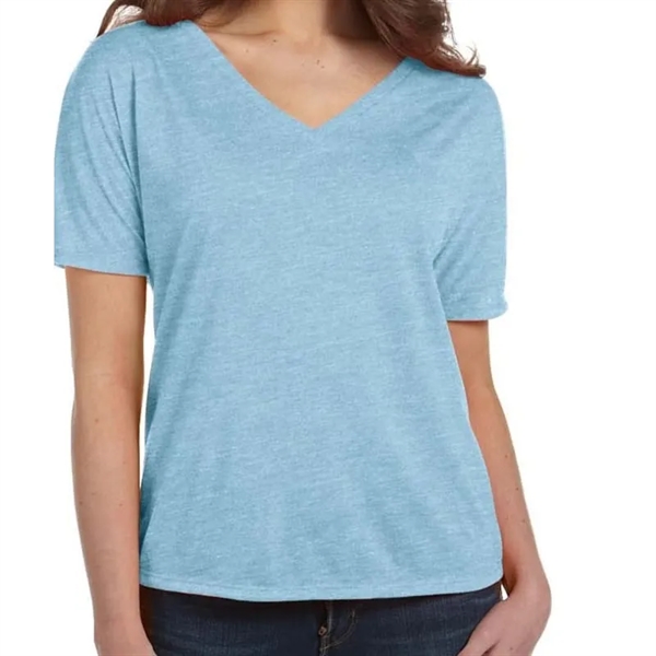 Bella Ladies Slouchy V-Neck T-Shirt - Bella Ladies Slouchy V-Neck T-Shirt - Image 6 of 20