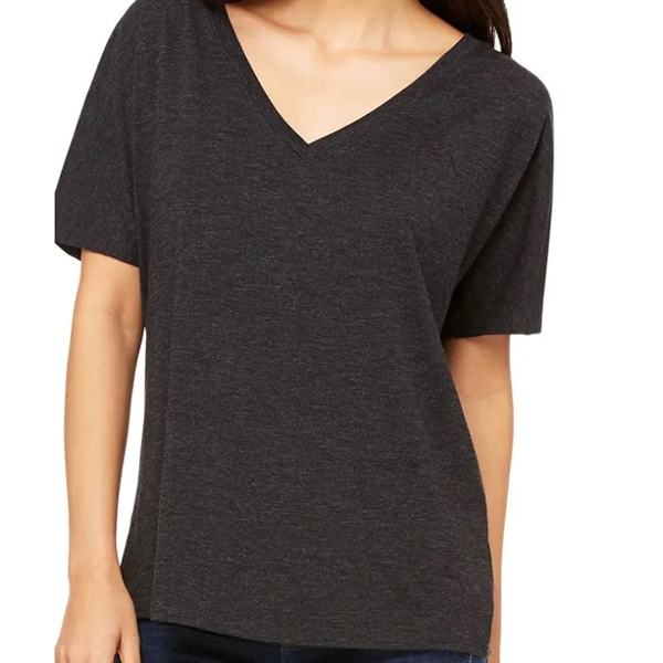 Bella Ladies Slouchy V-Neck T-Shirt - Bella Ladies Slouchy V-Neck T-Shirt - Image 8 of 20