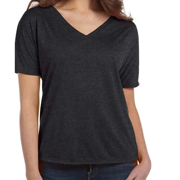 Bella Ladies Slouchy V-Neck T-Shirt - Bella Ladies Slouchy V-Neck T-Shirt - Image 10 of 20