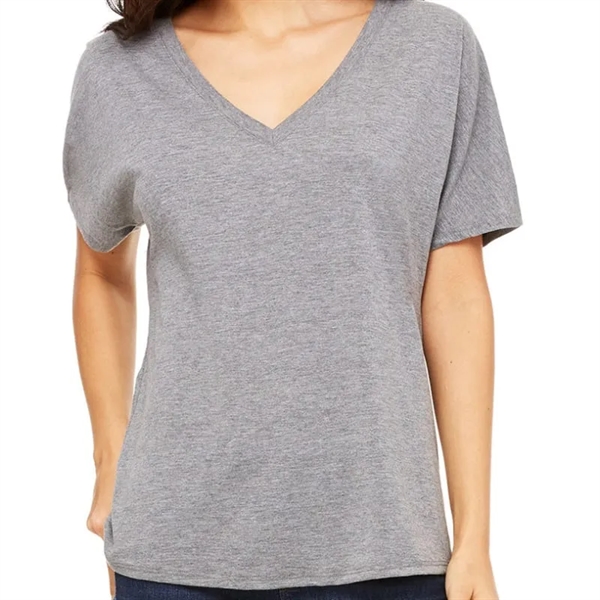 Bella Ladies Slouchy V-Neck T-Shirt - Bella Ladies Slouchy V-Neck T-Shirt - Image 11 of 20