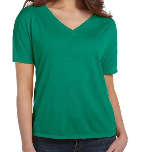 Bella Ladies Slouchy V-Neck T-Shirt - Bella Ladies Slouchy V-Neck T-Shirt - Image 12 of 20