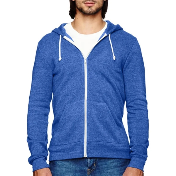Alternative Mens Rocky Zip Hoodie - Alternative Mens Rocky Zip Hoodie - Image 3 of 12