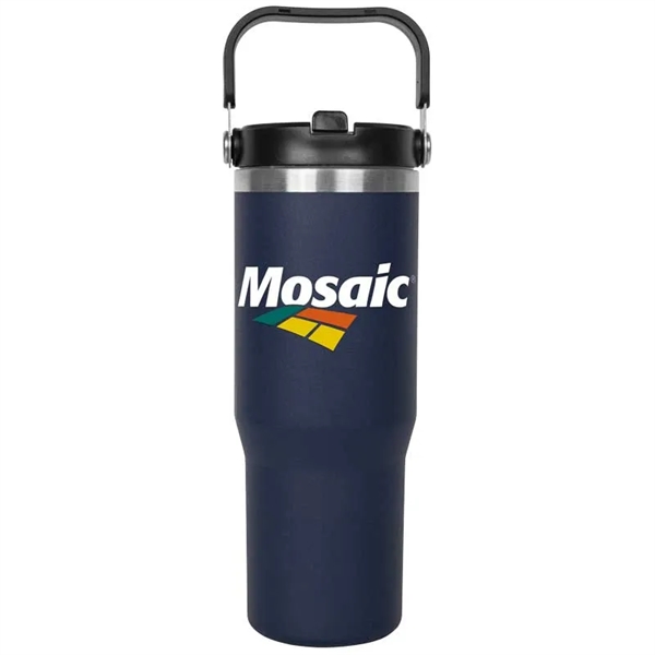 30oz. Stainless Steel Insulated Mug with Handle and Built-In - 30oz. Stainless Steel Insulated Mug with Handle and Built-In - Image 15 of 16