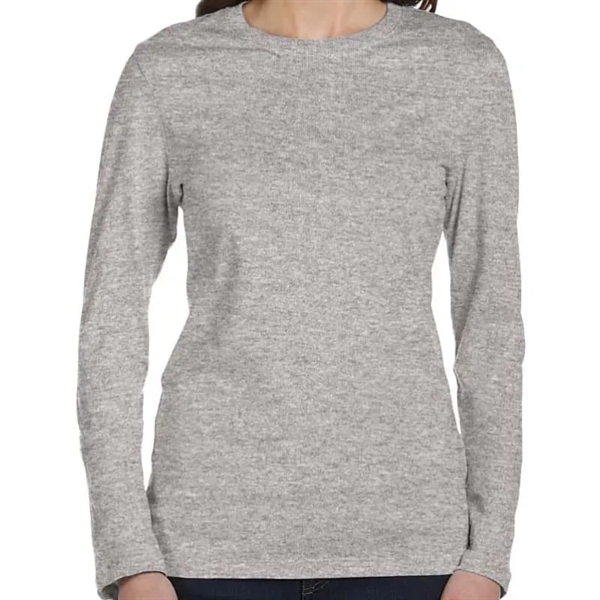 Bella Ladies Jersey Long-Sleeve T-Shirt - Bella Ladies Jersey Long-Sleeve T-Shirt - Image 3 of 6