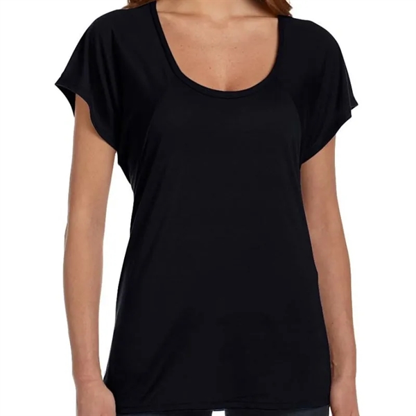 Bella Ladies Flowy Raglan T-Shirt - Bella Ladies Flowy Raglan T-Shirt - Image 2 of 6
