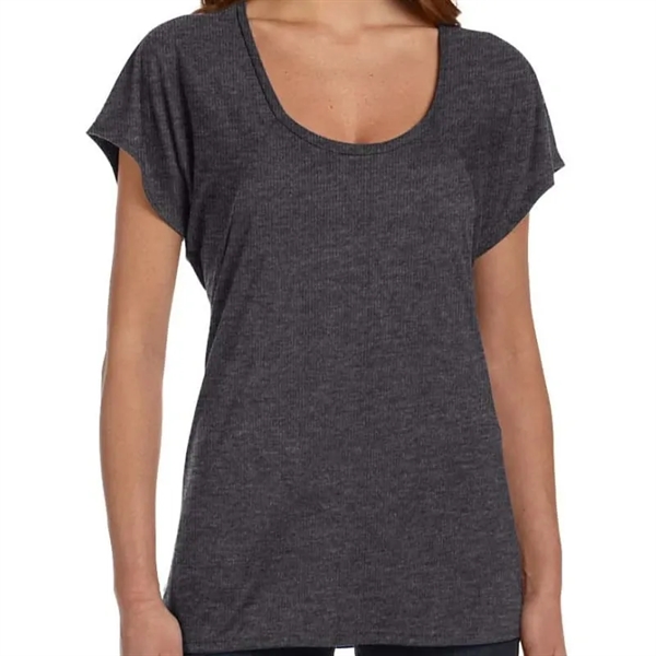Bella Ladies Flowy Raglan T-Shirt - Bella Ladies Flowy Raglan T-Shirt - Image 3 of 6