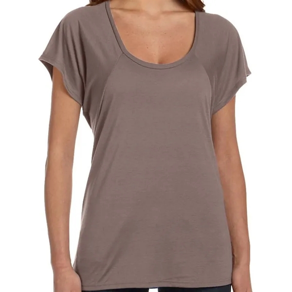 Bella Ladies Flowy Raglan T-Shirt - Bella Ladies Flowy Raglan T-Shirt - Image 4 of 6