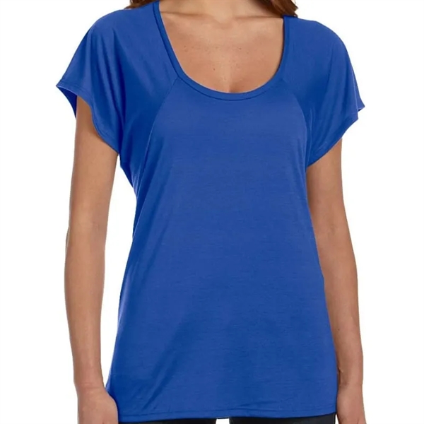 Bella Ladies Flowy Raglan T-Shirt - Bella Ladies Flowy Raglan T-Shirt - Image 6 of 6
