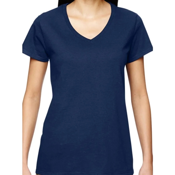 Gildan Heavy Cotton&trade; Ladies 5.3 Oz. V-Neck T-Shirt - Gildan Heavy Cotton&trade; Ladies 5.3 Oz. V-Neck T-Shirt - Image 9 of 14