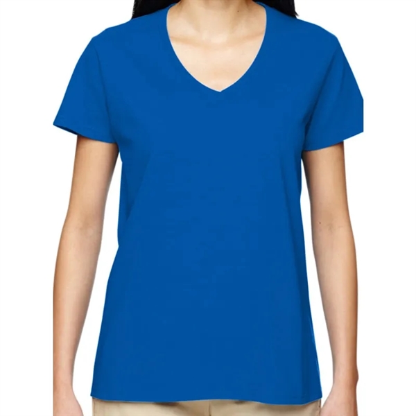 Gildan Heavy Cotton&trade; Ladies 5.3 Oz. V-Neck T-Shirt - Gildan Heavy Cotton&trade; Ladies 5.3 Oz. V-Neck T-Shirt - Image 12 of 14