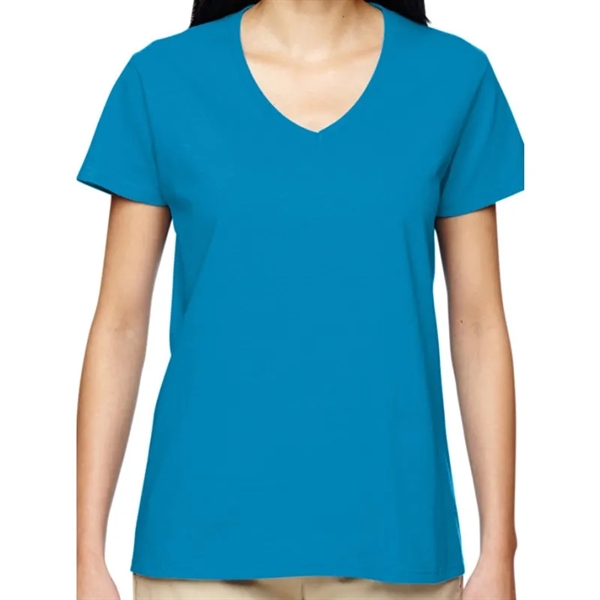 Gildan Heavy Cotton&trade; Ladies 5.3 Oz. V-Neck T-Shirt - Gildan Heavy Cotton&trade; Ladies 5.3 Oz. V-Neck T-Shirt - Image 13 of 14