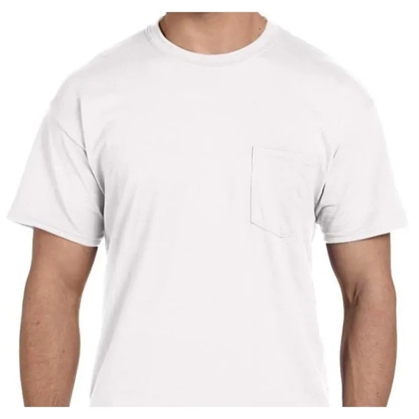 Gildan DryBlend&reg; 5.6 Oz., 50/50 Pocket T-Shirt - Gildan DryBlend&reg; 5.6 Oz., 50/50 Pocket T-Shirt - Image 1 of 9