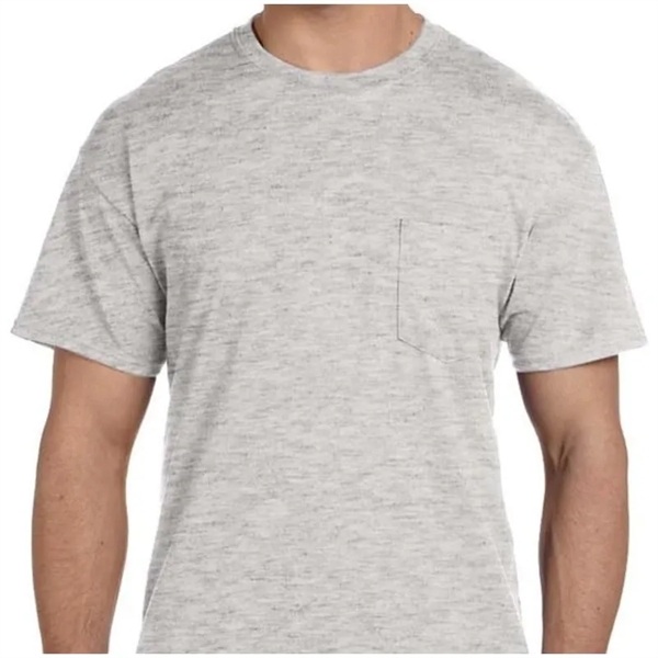 Gildan DryBlend&reg; 5.6 Oz., 50/50 Pocket T-Shirt - Gildan DryBlend&reg; 5.6 Oz., 50/50 Pocket T-Shirt - Image 3 of 9