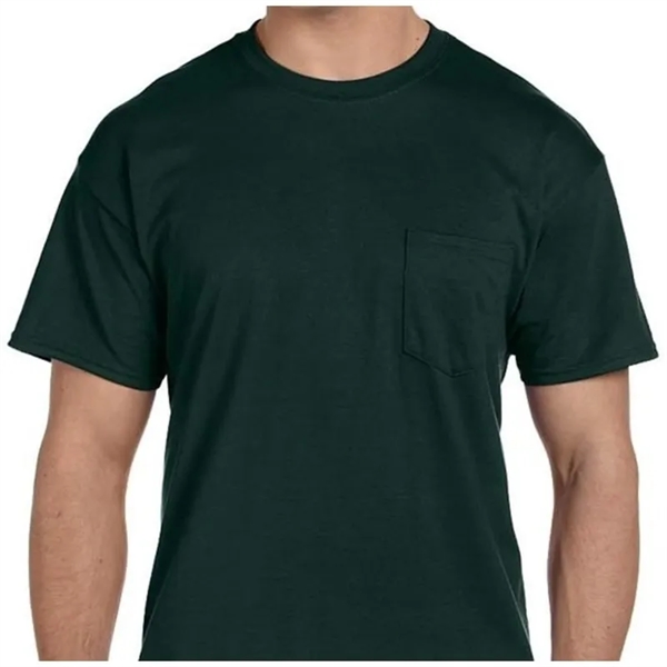 Gildan DryBlend&reg; 5.6 Oz., 50/50 Pocket T-Shirt - Gildan DryBlend&reg; 5.6 Oz., 50/50 Pocket T-Shirt - Image 4 of 9