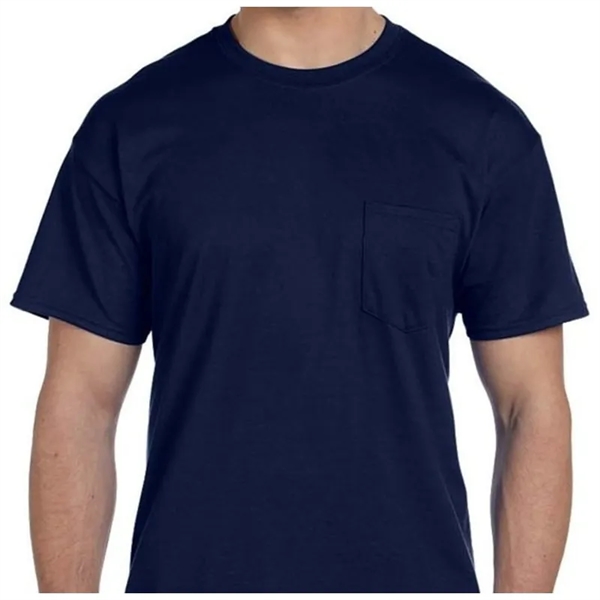 Gildan DryBlend&reg; 5.6 Oz., 50/50 Pocket T-Shirt - Gildan DryBlend&reg; 5.6 Oz., 50/50 Pocket T-Shirt - Image 5 of 9