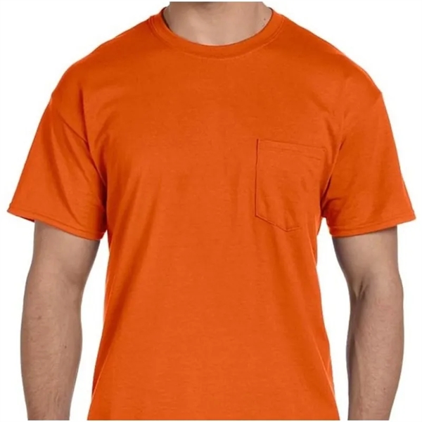 Gildan DryBlend&reg; 5.6 Oz., 50/50 Pocket T-Shirt - Gildan DryBlend&reg; 5.6 Oz., 50/50 Pocket T-Shirt - Image 6 of 9